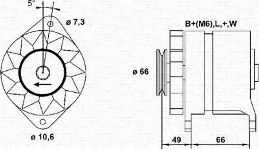 Magneti Marelli 943356665010 - Alternatore www.autoricambit.com