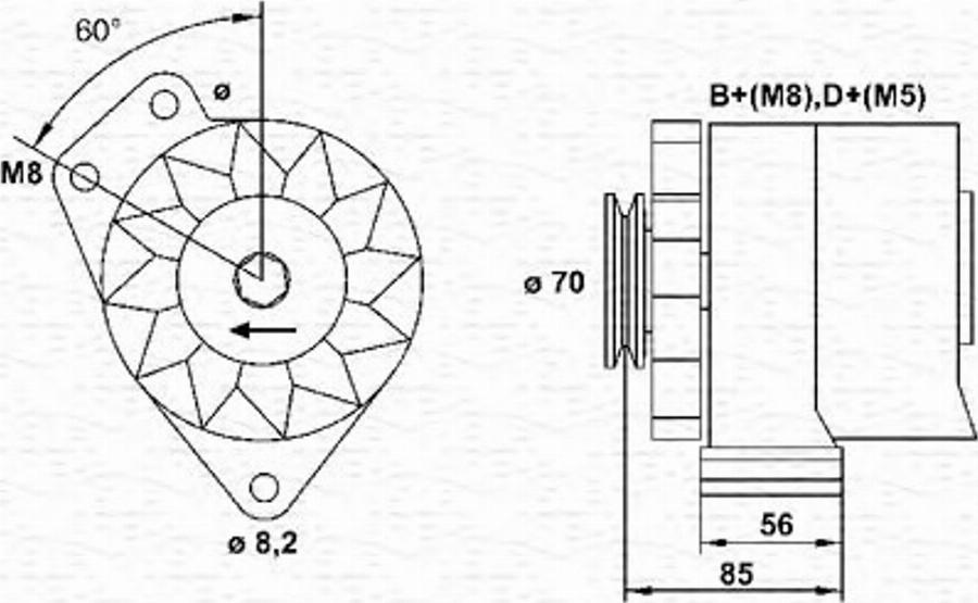 Magneti Marelli 943356604010 - Alternatore www.autoricambit.com