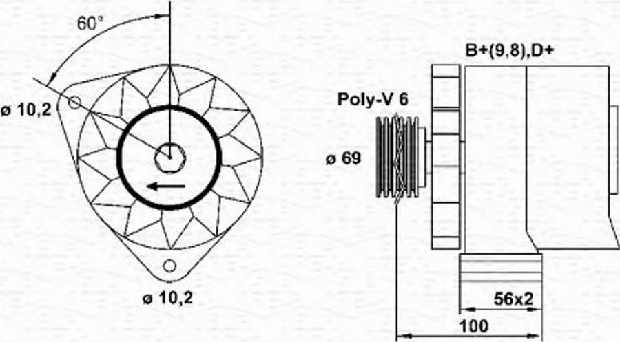 Magneti Marelli 943356617010 - Alternatore www.autoricambit.com