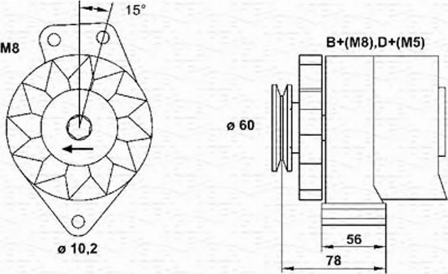 Magneti Marelli 943356674010 - Alternatore www.autoricambit.com