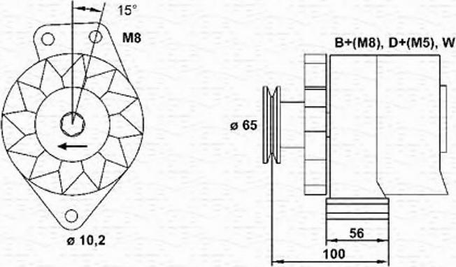 Magneti Marelli 943356675010 - Alternatore www.autoricambit.com