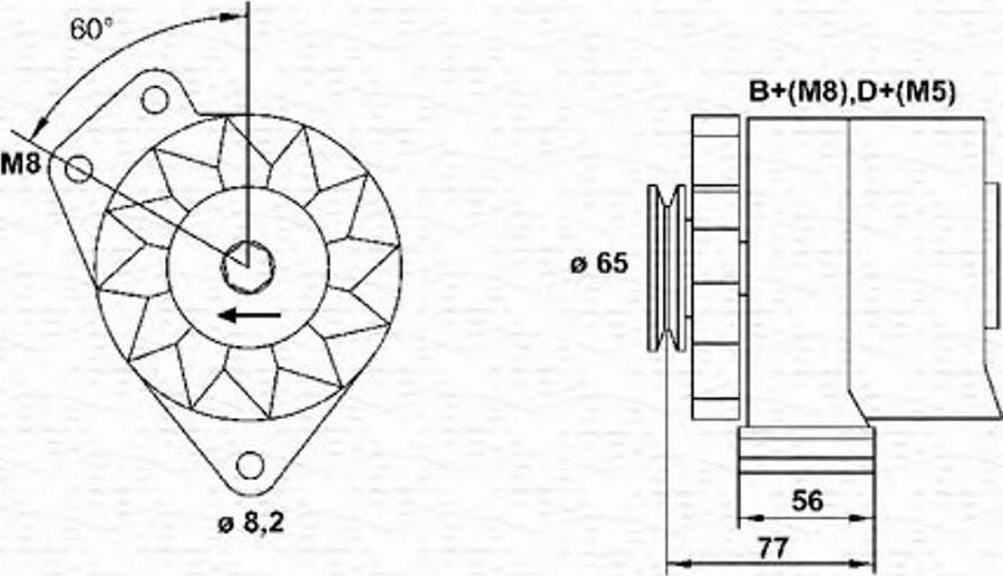 Magneti Marelli 943356677010 - Alternatore www.autoricambit.com