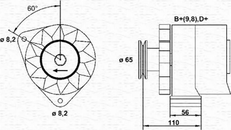 Magneti Marelli 943356098010 - Alternatore www.autoricambit.com