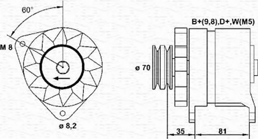 Magneti Marelli 943356054010 - Alternatore www.autoricambit.com