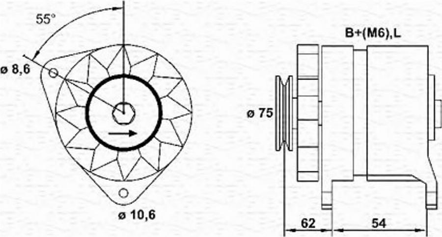 Magneti Marelli 943356107010 - Alternatore www.autoricambit.com