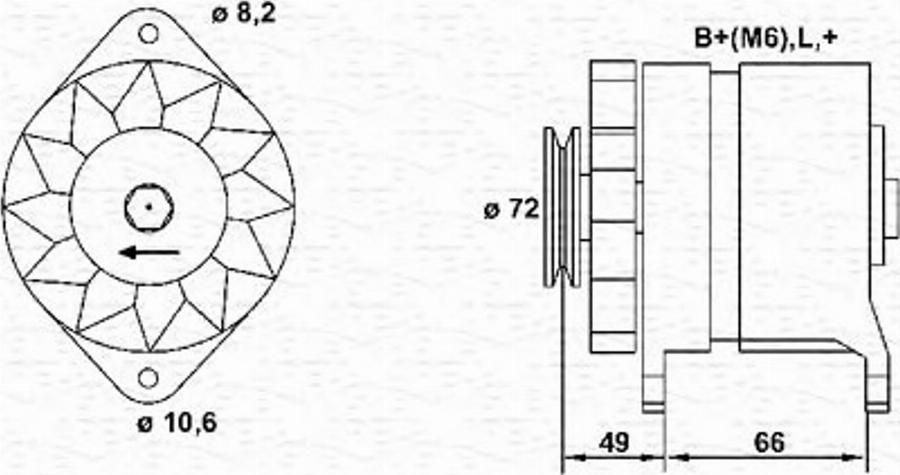 Magneti Marelli 943356185010 - Alternatore www.autoricambit.com