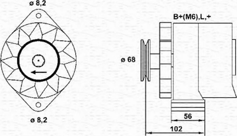 Magneti Marelli 943356174010 - Alternatore www.autoricambit.com