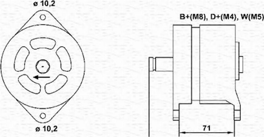 Magneti Marelli 943356849010 - Alternatore www.autoricambit.com