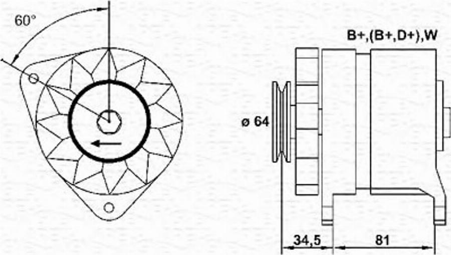 Magneti Marelli 943356315010 - Alternatore www.autoricambit.com