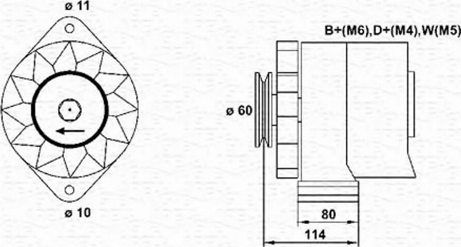 Magneti Marelli 943356248010 - Alternatore www.autoricambit.com