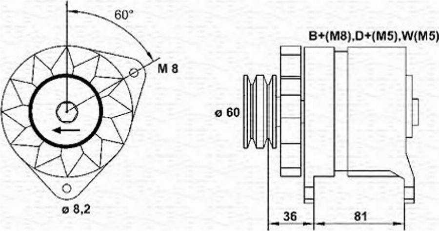 Magneti Marelli 943356205010 - Alternatore www.autoricambit.com