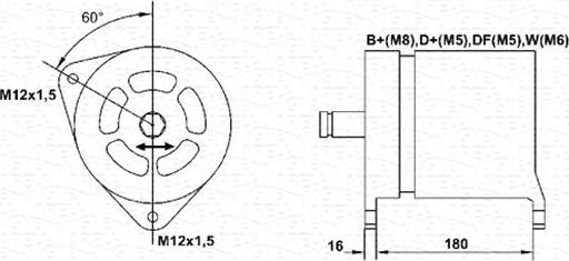 Magneti Marelli 943356229010 - Alternatore www.autoricambit.com