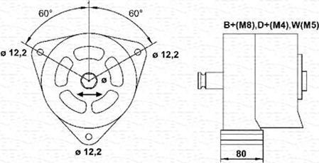 Magneti Marelli 943357256010 - Alternatore www.autoricambit.com