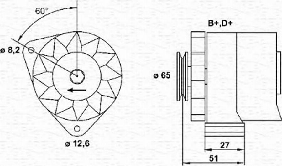 Magneti Marelli 943305820010 - Alternatore www.autoricambit.com