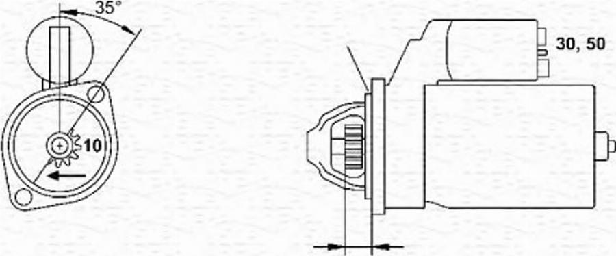 Magneti Marelli 943241099010 - Motorino d'avviamento www.autoricambit.com