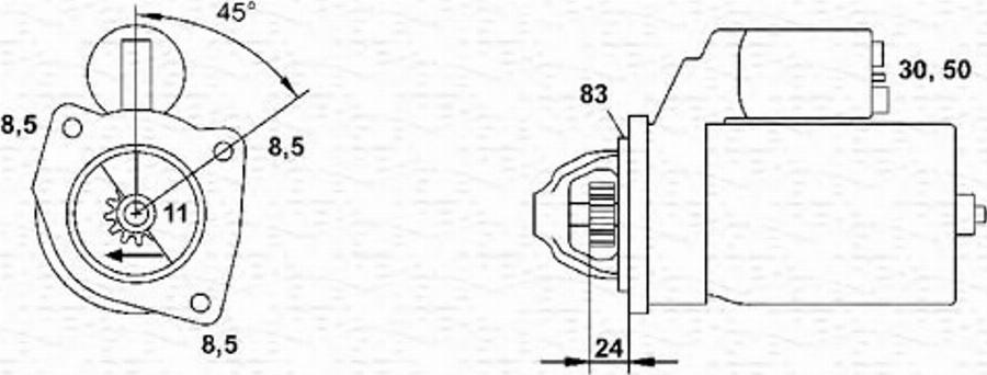 Magneti Marelli 943241008010 - Motorino d'avviamento www.autoricambit.com