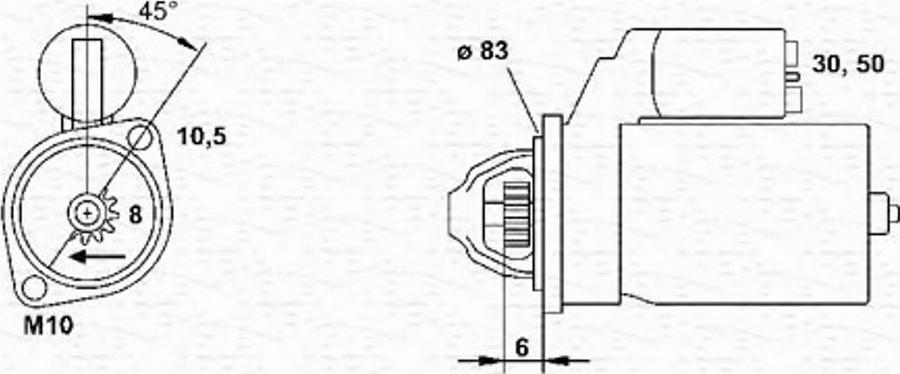 Magneti Marelli 943241024010 - Motorino d'avviamento www.autoricambit.com