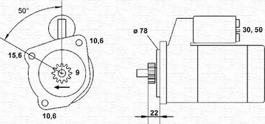 Magneti Marelli 943241107010 - Motorino d'avviamento www.autoricambit.com