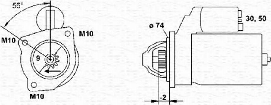 Magneti Marelli 943251920010 - Motorino d'avviamento www.autoricambit.com