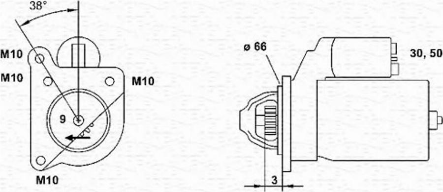 Magneti Marelli 943251454010 - Motorino d'avviamento www.autoricambit.com