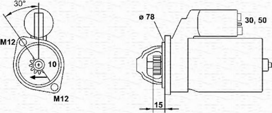 Magneti Marelli 943251450010 - Motorino d'avviamento www.autoricambit.com