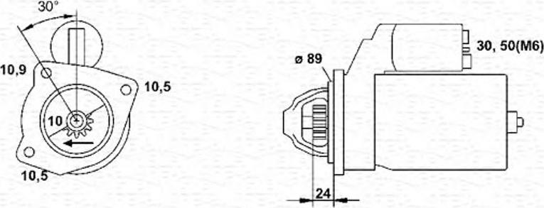 Magneti Marelli 943251457010 - Motorino d'avviamento www.autoricambit.com