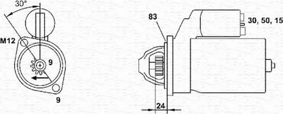 Magneti Marelli 943251464010 - Motorino d'avviamento www.autoricambit.com