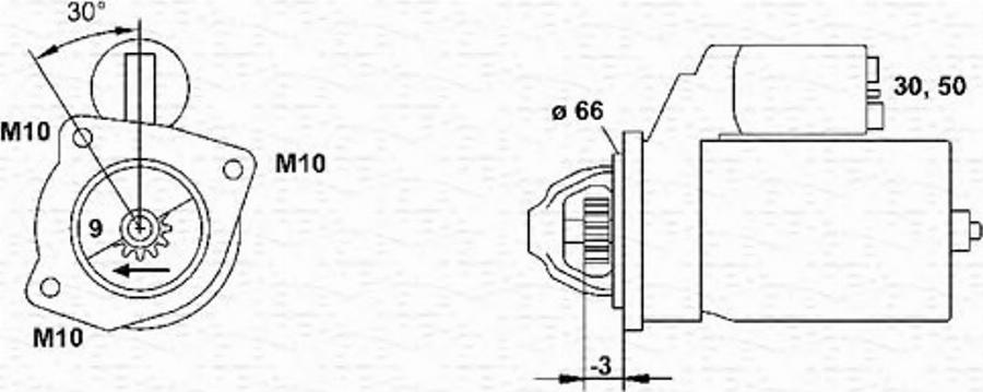 Magneti Marelli 943251405010 - Motorino d'avviamento www.autoricambit.com