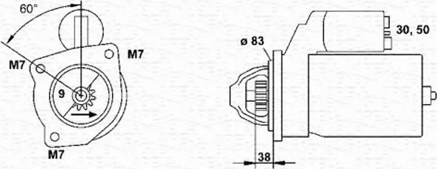 Magneti Marelli 943251401010 - Motorino d'avviamento www.autoricambit.com