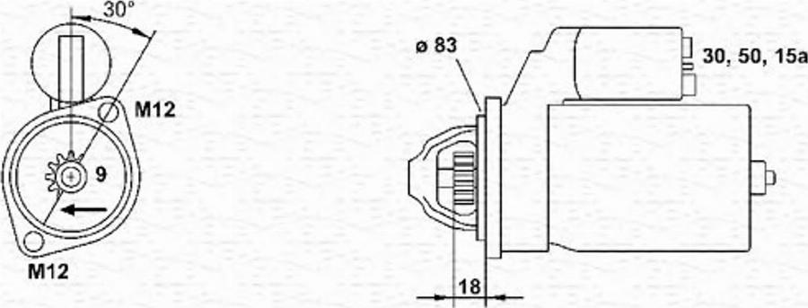 Magneti Marelli 943251417010 - Motorino d'avviamento www.autoricambit.com