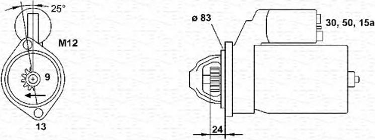 Magneti Marelli 943251486010 - Motorino d'avviamento www.autoricambit.com