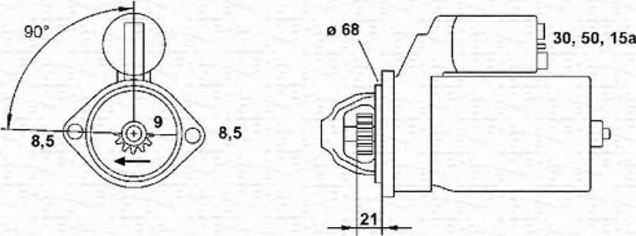 Magneti Marelli 943251439010 - Motorino d'avviamento www.autoricambit.com