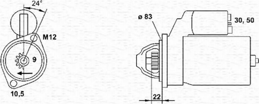 Magneti Marelli 943251438010 - Motorino d'avviamento www.autoricambit.com