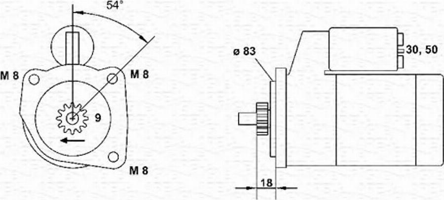 Magneti Marelli 943251433010 - Motorino d'avviamento www.autoricambit.com