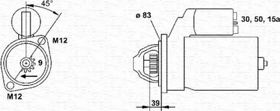 Magneti Marelli 943251426010 - Motorino d'avviamento www.autoricambit.com