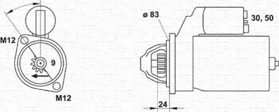 Magneti Marelli 943251501010 - Motorino d'avviamento www.autoricambit.com