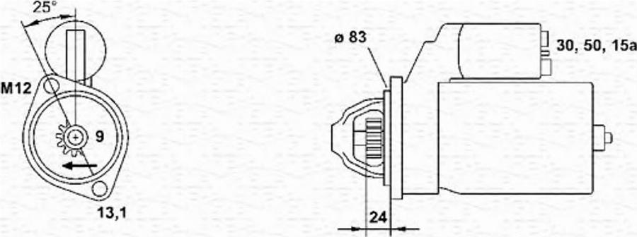 Magneti Marelli 943251648010 - Motorino d'avviamento www.autoricambit.com