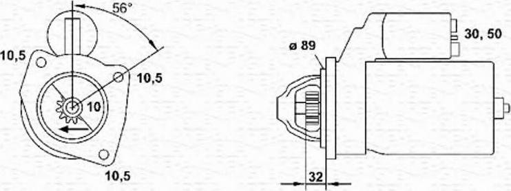 Magneti Marelli 943251658010 - Motorino d'avviamento www.autoricambit.com