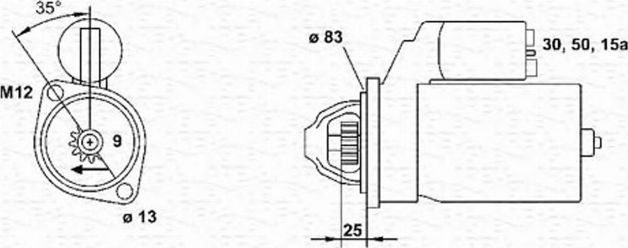 Magneti Marelli 943251669010 - Motorino d'avviamento www.autoricambit.com