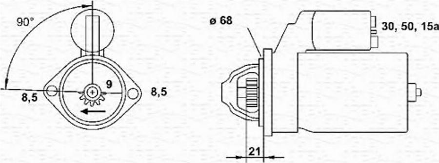 Magneti Marelli 943251613010 - Motorino d'avviamento www.autoricambit.com