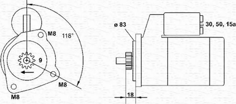 Magneti Marelli 943251686010 - Motorino d'avviamento www.autoricambit.com