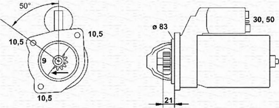 Magneti Marelli 943251635010 - Motorino d'avviamento www.autoricambit.com