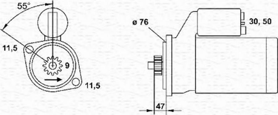 Magneti Marelli 943251670010 - Motorino d'avviamento www.autoricambit.com