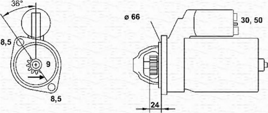 Magneti Marelli 943251052010 - Motorino d'avviamento www.autoricambit.com