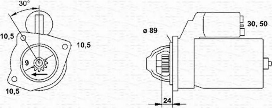 Magneti Marelli 943251075010 - Motorino d'avviamento www.autoricambit.com