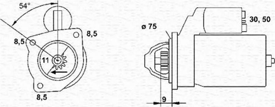 Magneti Marelli 943251111010 - Motorino d'avviamento www.autoricambit.com