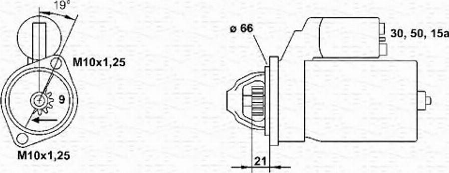 Magneti Marelli 943251887010 - Motorino d'avviamento www.autoricambit.com