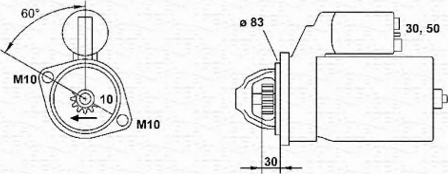 Magneti Marelli 943251302010 - Motorino d'avviamento www.autoricambit.com