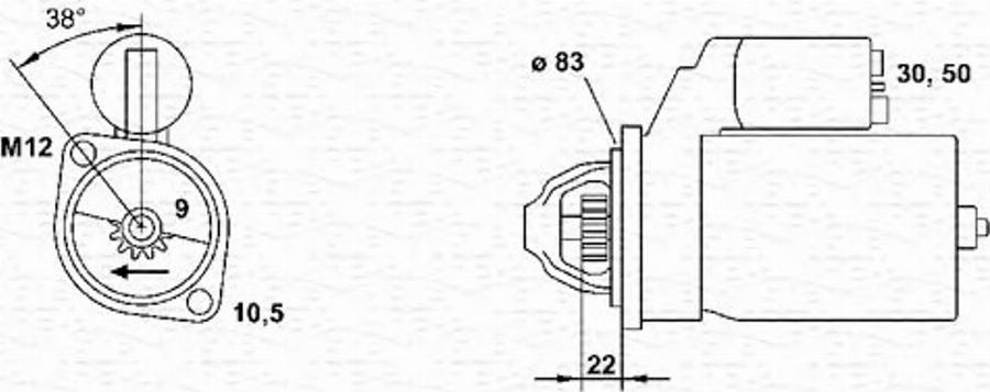 Magneti Marelli 943251325010 - Motorino d'avviamento www.autoricambit.com