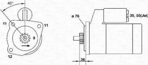 Magneti Marelli 943251326010 - Motorino d'avviamento www.autoricambit.com